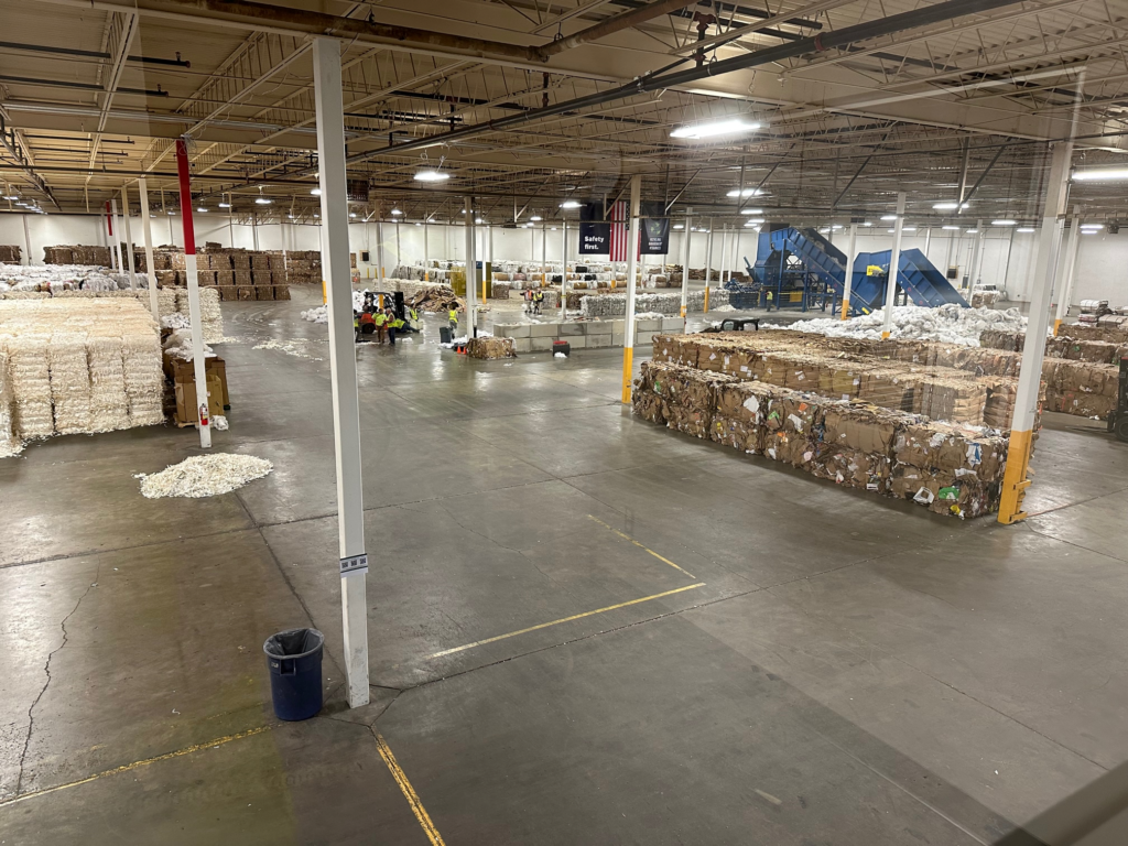 Memphis recycling plant floor